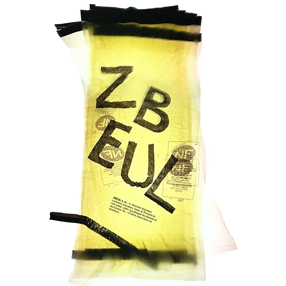 affiche typographique